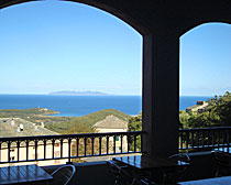The view from the hotel U Sant' Agnellu in Corsica with ExperiencePlus!.