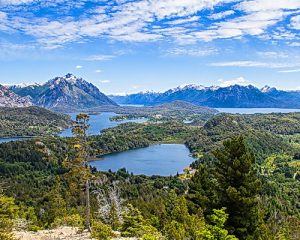 Views along the way on the ExperiencePlus! Patagonia's Lakes District cycling trip