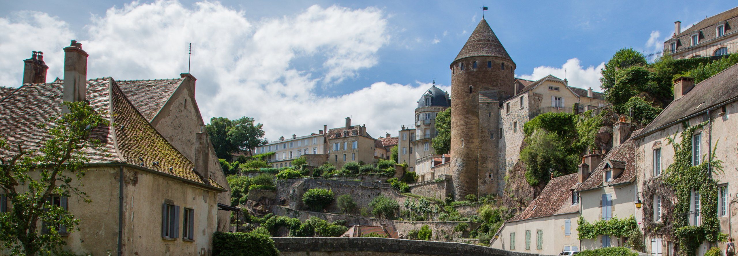 Enjoy pedaling through small villages on this guided bike tour in Burgundy