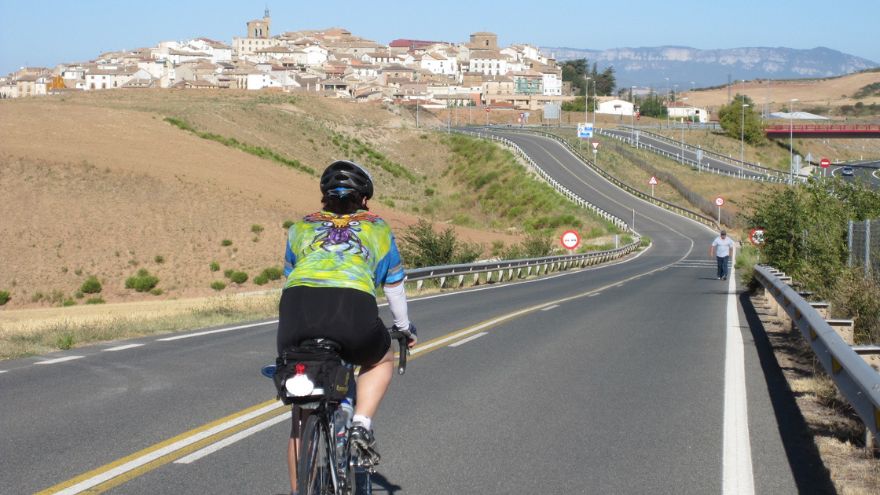 Views on a bike tour of the Camino de Santiago - the Meseta in Spain