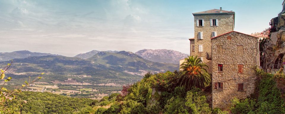 The island of Corsica offers spectacular coastal and mountain bicycling