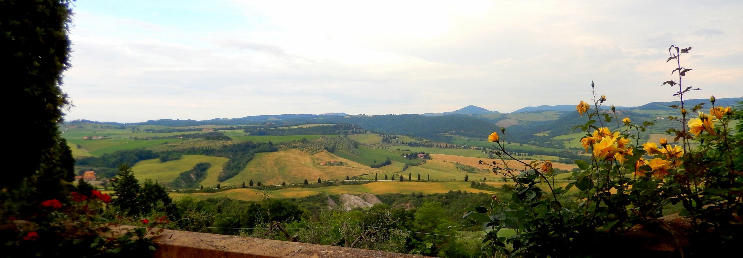 Enjoy views of the Tuscany hills on your bike rides on this guided bike tour in Tuscany