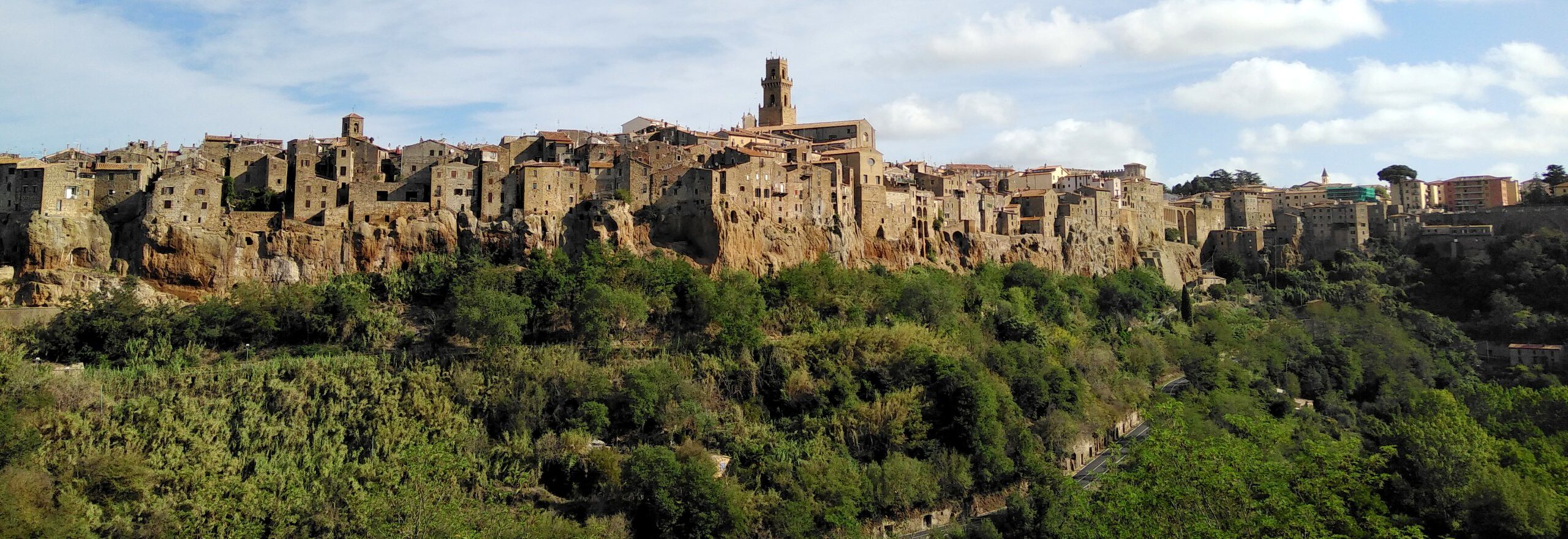 Explore the stunning Tufa Towns - including Pitigliano, on this guided bike tour in Tuscany
